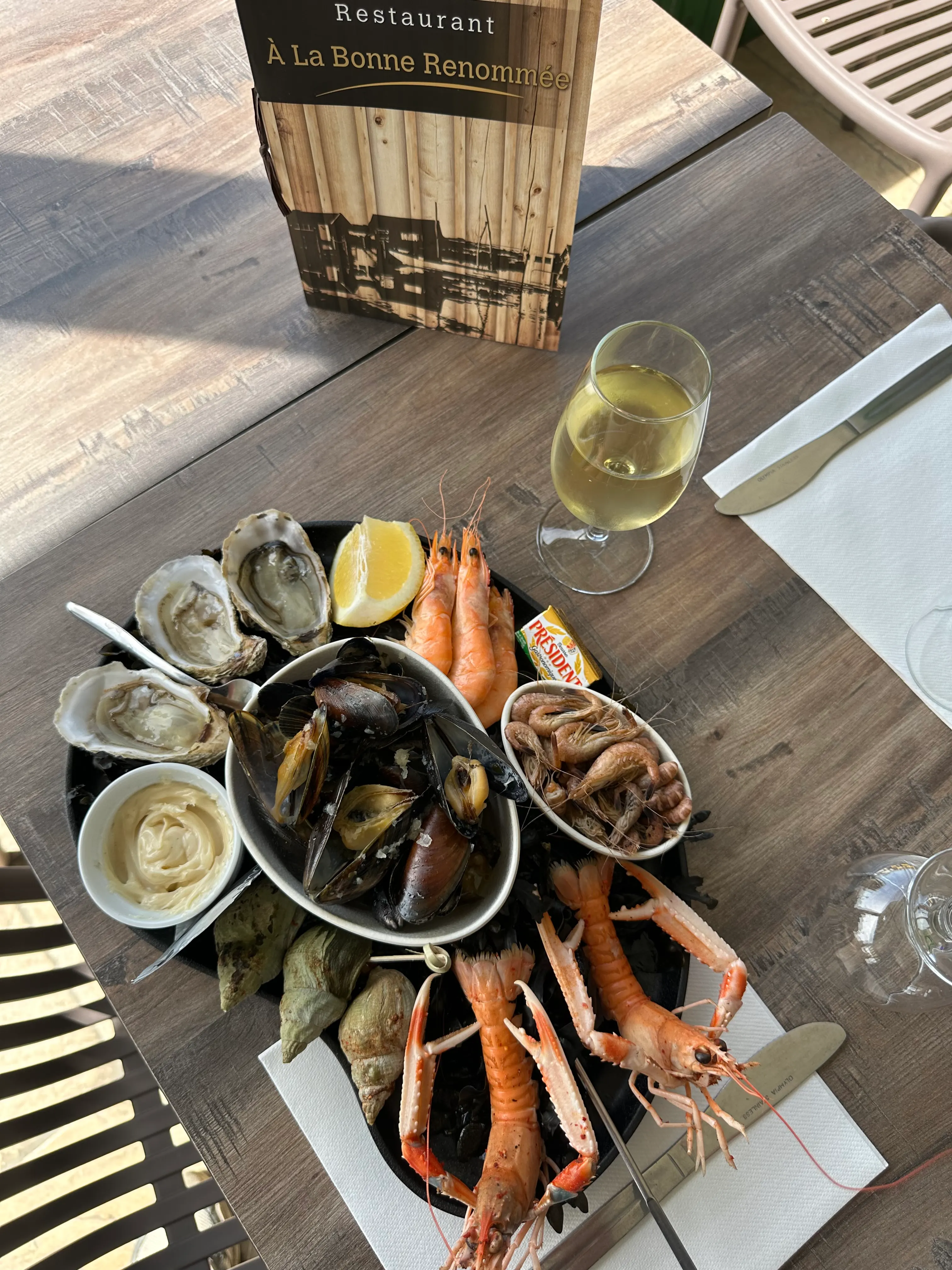 Plateau de fruits de mer - À La Bonne Renommée