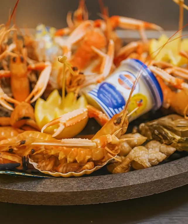 Plateau de fruits de mer aux langoustines